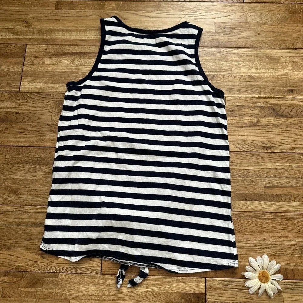 Children's Place‎ Striped Tank Top With Sequin Star Size 10/12